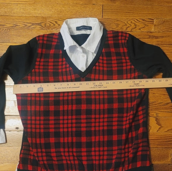 Tommy Hilfiger layer look sweater. Cotton - Picture 2 of 10